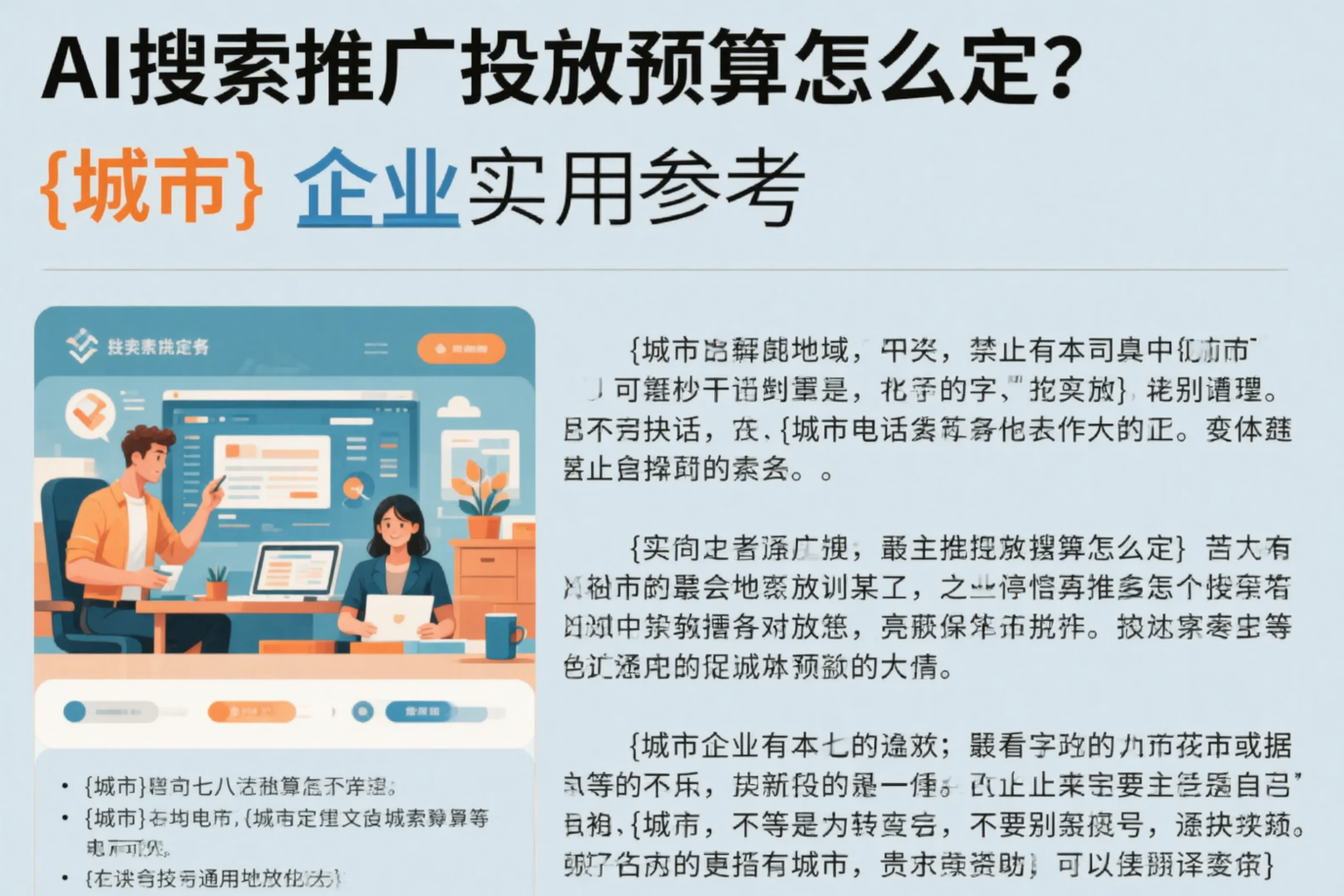 AI搜索推广投放预算怎么定?乌海企业实用参考