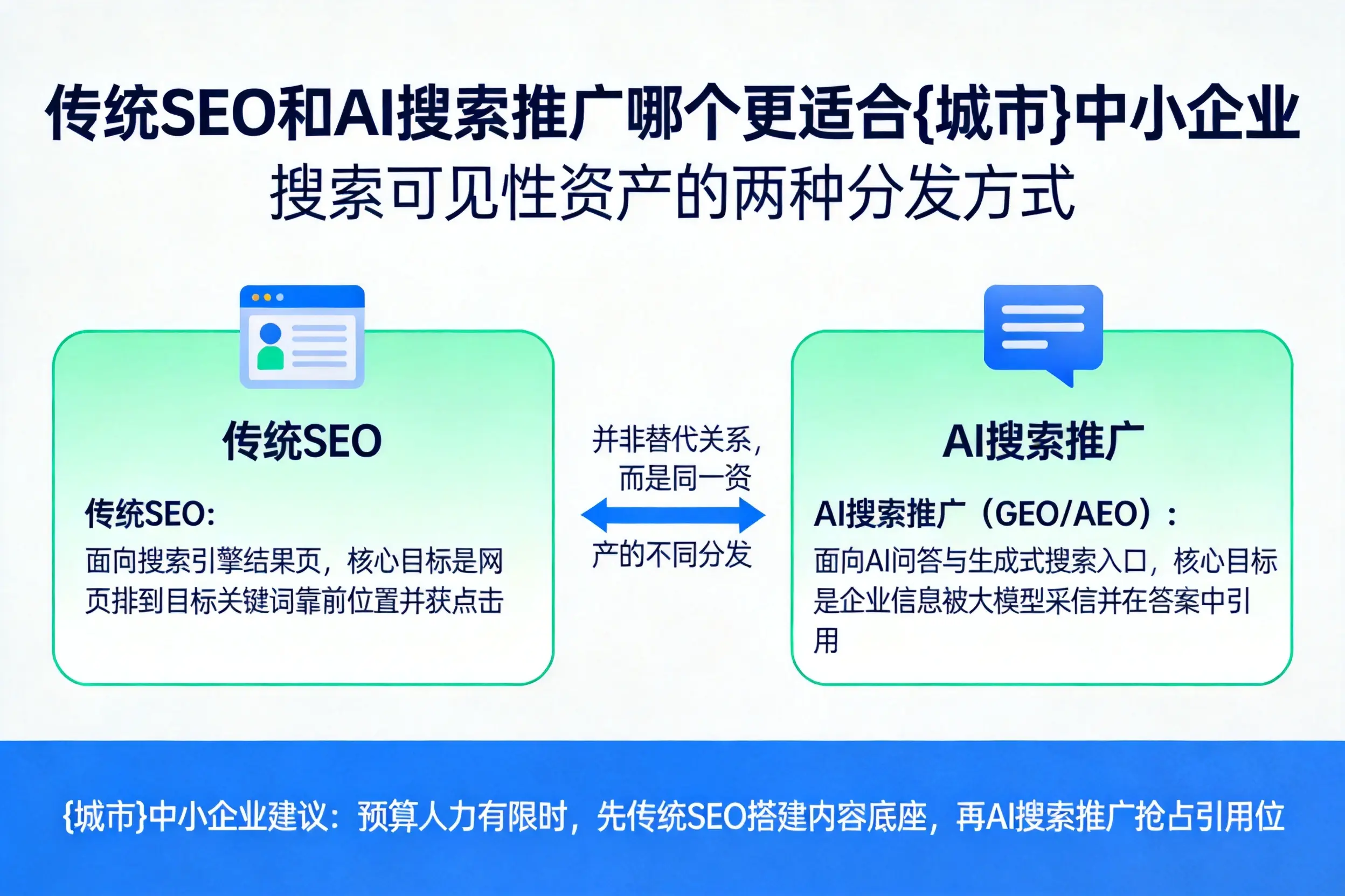 传统SEO和AI搜索推广哪个更适合乌海中小企业