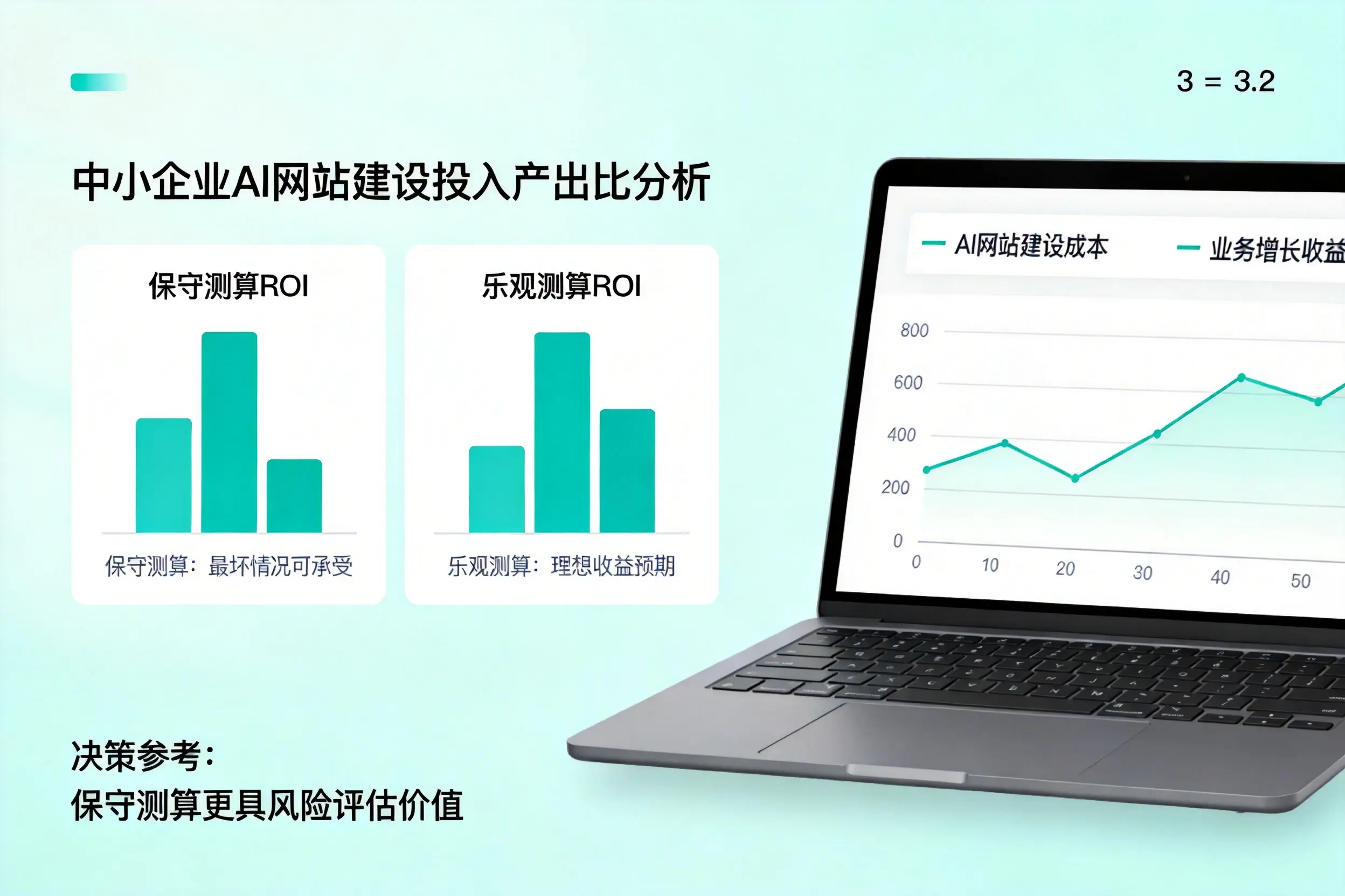 乌海中小企业AI网站建设投入产出比怎么算？先看这份分析