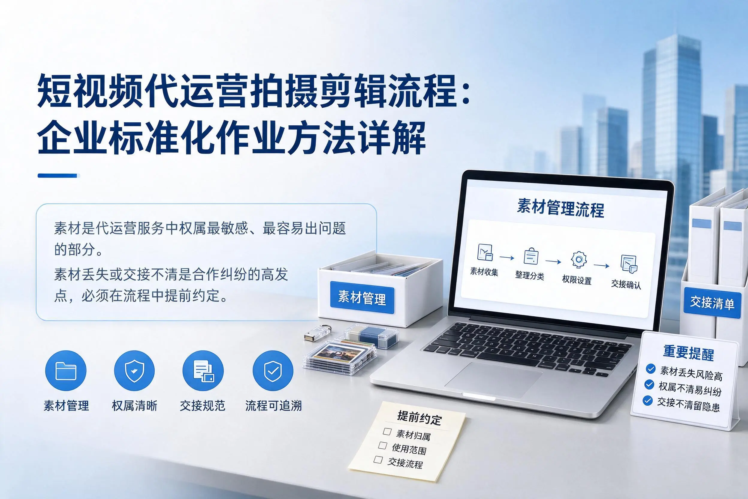 短视频代运营拍摄剪辑流程：乌海企业标准化作业方法详解
