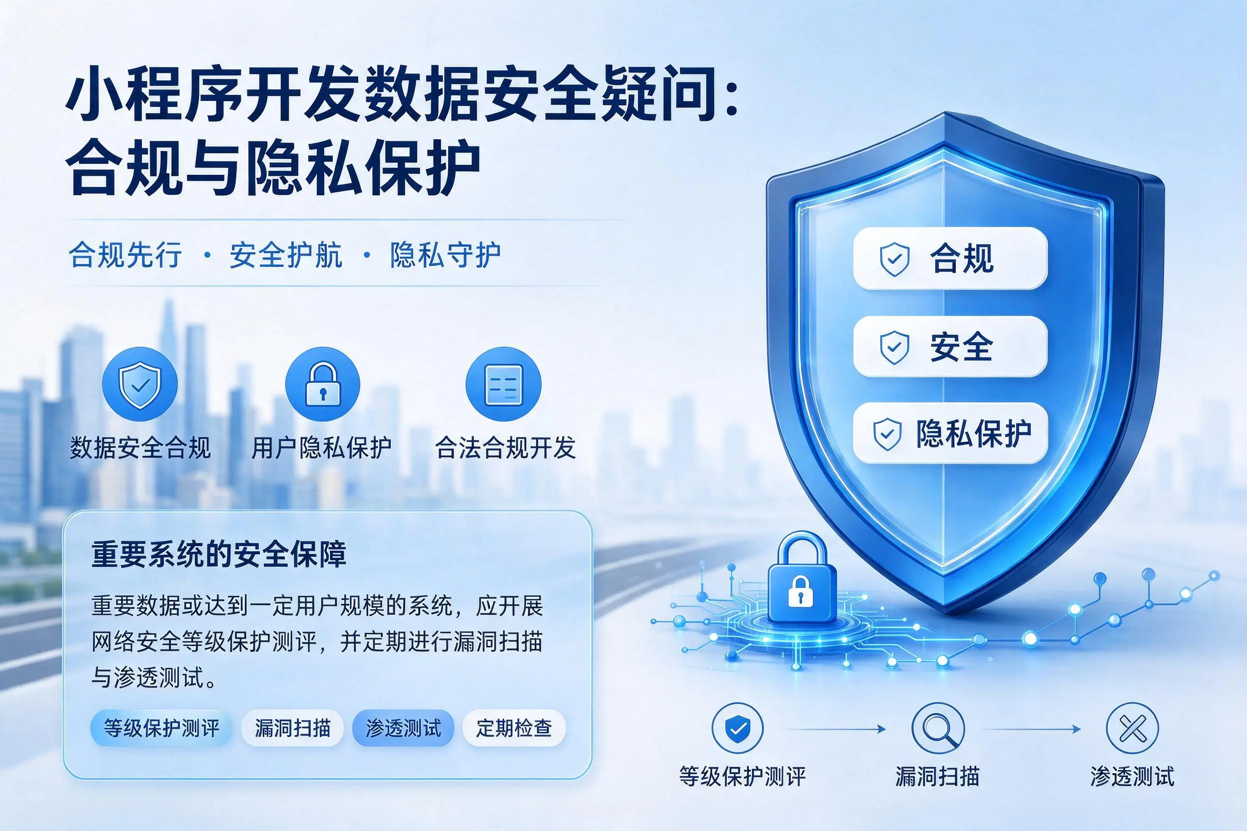 乌海小程序开发数据安全疑问：合规与隐私保护