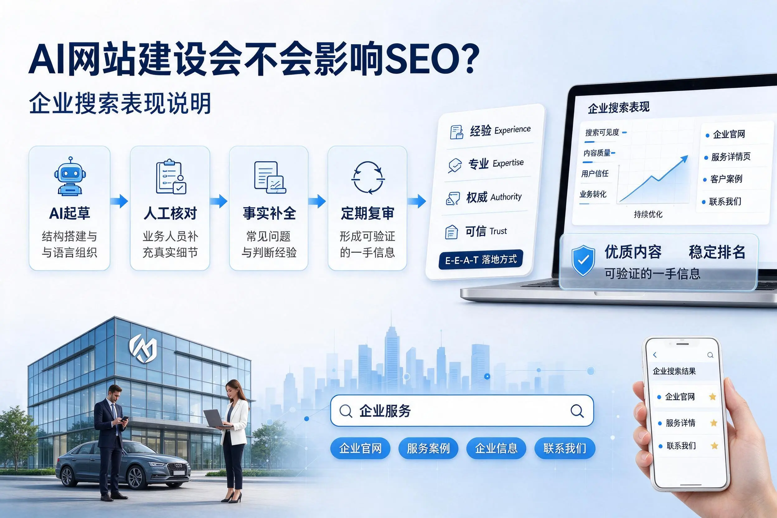 AI网站建设会不会影响SEO?乌海企业搜索表现说明