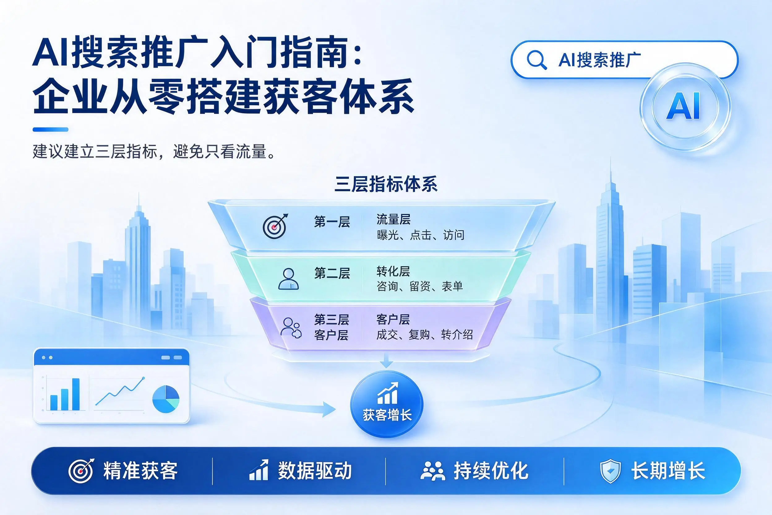 AI搜索推广入门指南:乌海企业从零搭建获客体系