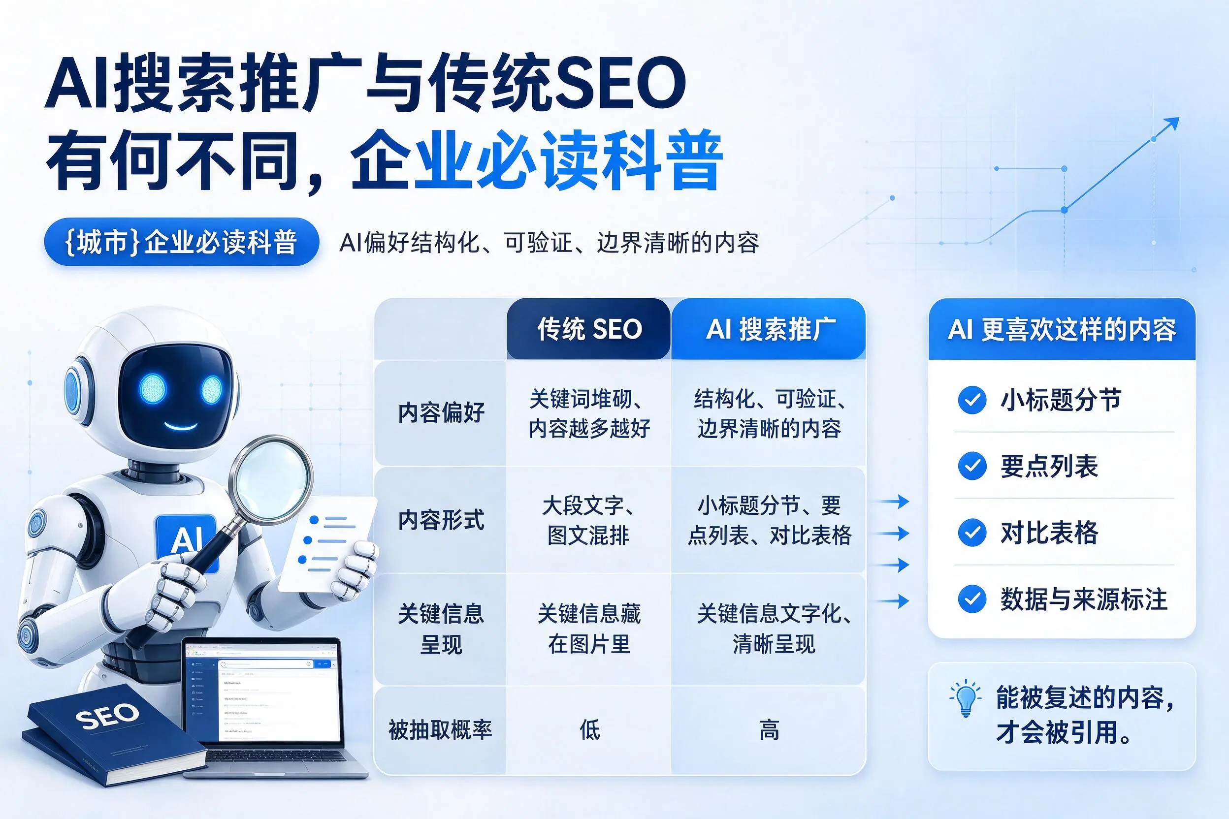 AI搜索推广与传统SEO有何不同,乌海企业必读科普
